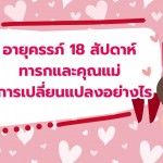 อายุครรภ์ 18 สัปดาห์ ทารกและคุณแม่ มีการเปลี่ยนแปลงอย่างไร	