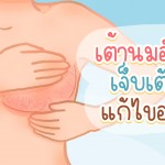 อาการเต้านมอักเสบ เจ็บเต้านม แก้ไขอย่างไร
