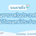 รวมรายชื่อโรงพยาบาลที่มีจิตแพทย์ประจำอยู่