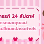 อายุครรภ์ 24 สัปดาห์ ทารกและคุณแม่ มีการเปลี่ยนแปลงอย่างไร