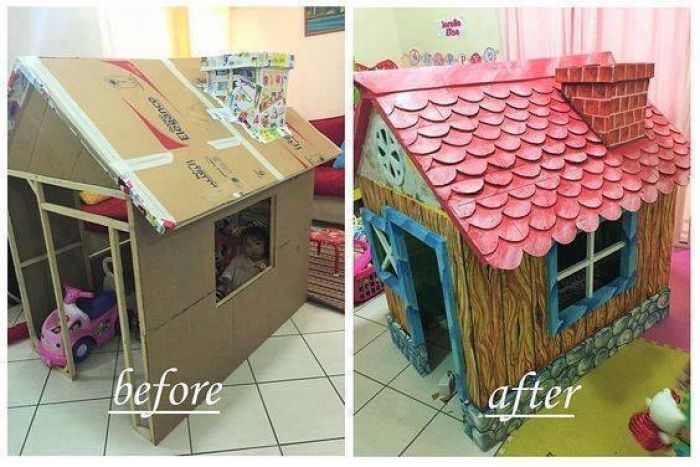 DIY several-cardboard-boxes-stacked-on-top-of-each-other-in-front-of-a