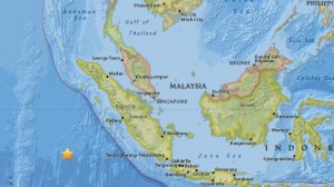 เกิดแผ่นดินไหวในทะเล ขนาด 7.9  ที่เกาะสุมาตรา