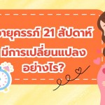 อายุครรภ์ 21 สัปดาห์ ทารกและคุณแม่ มีการเปลี่ยนแปลงอย่างไร