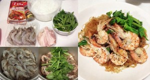 สูตรทำกุ้งอบวุ้นเส้น จากหม้อหุงข้าว ง่ายๆ ใช้เวลาไม่นาน