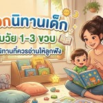 วิธีเลือกนิทานเด็ก สำหรับวัย 1-3 ขวบ และแนะนำนิทานที่ควรอ่านให้ลูกฟัง